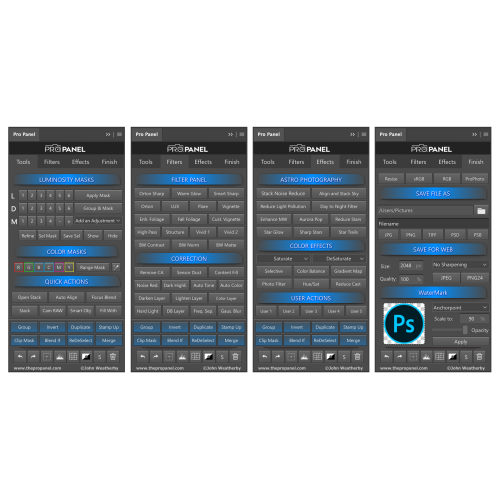 Установка Astro Panel Pro