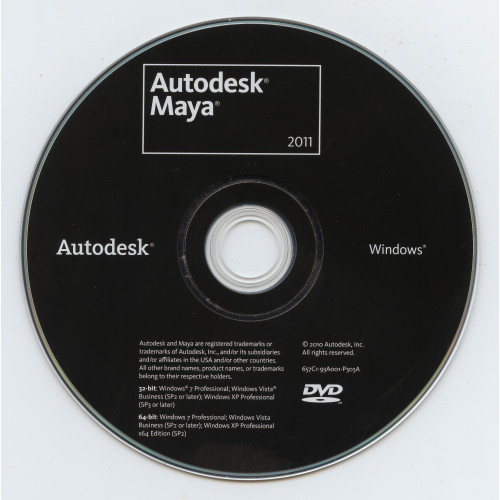 Установка Autodesk Maya 2011