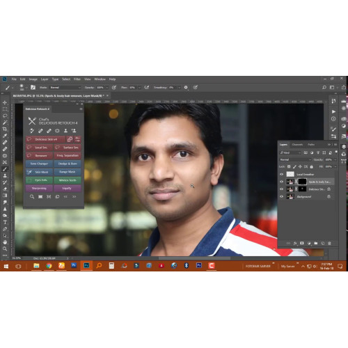 Установка Delicious Retouch