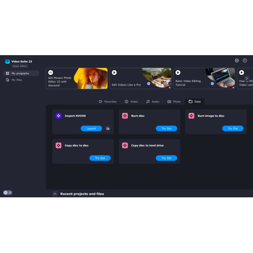 Встановлення Movavi Video Suite