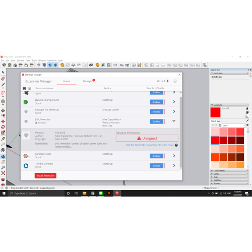 Встановлення плагіну MindSight Studios Bool Tools для SketchUp